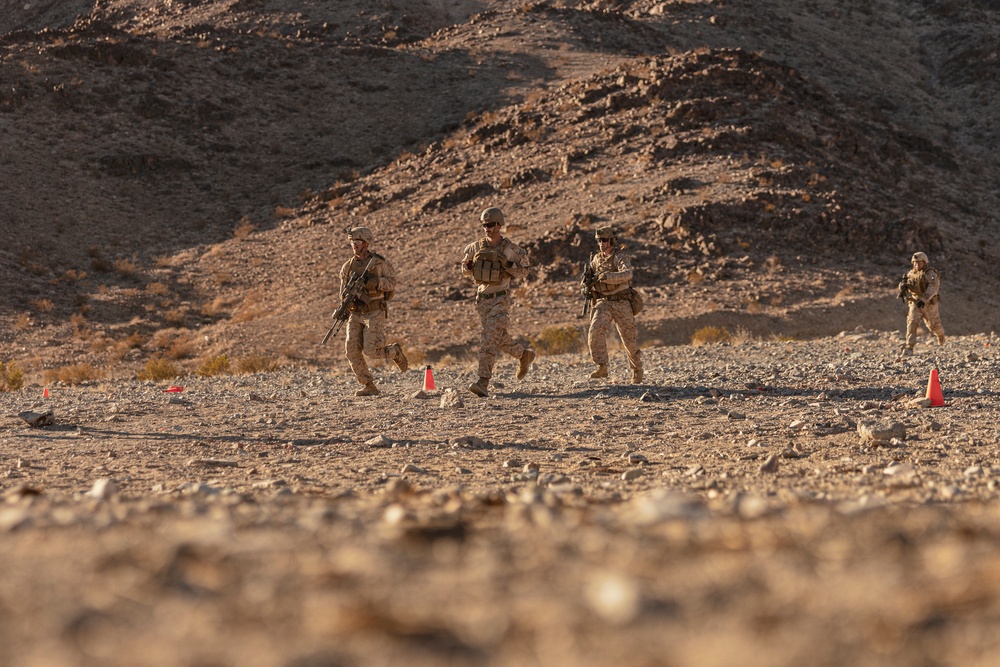 Marines participate in 7th Marines Regiment Infantry Rife Squad Competition