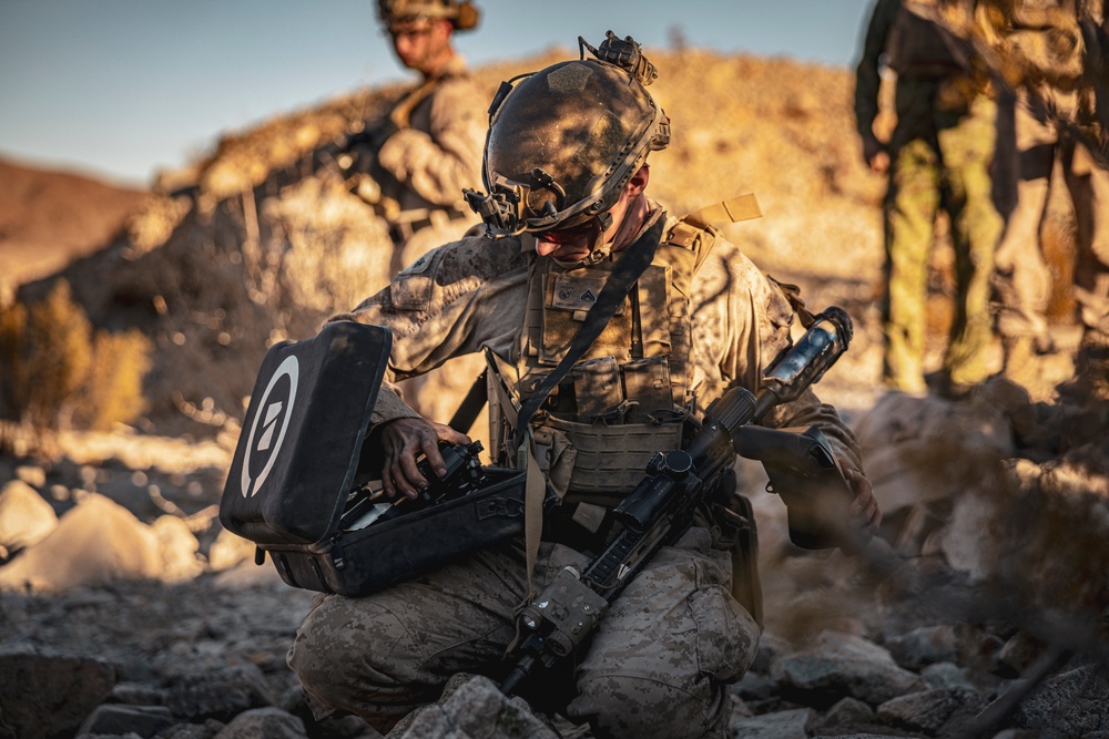 Marines participate in 7th Marines Regiment Infantry Rife Squad Competition