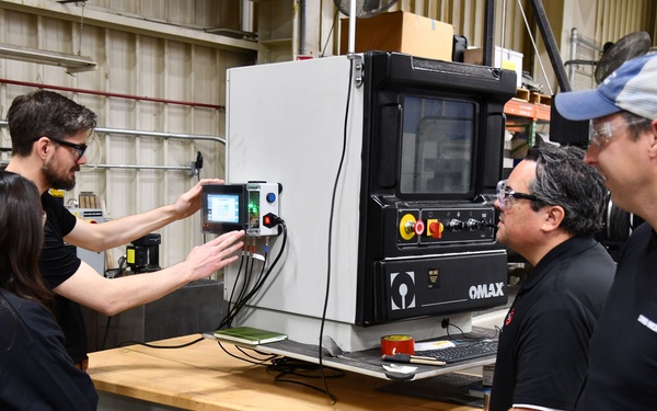 Sensor Kits Installed in Shipyard's Inside Machine Shop