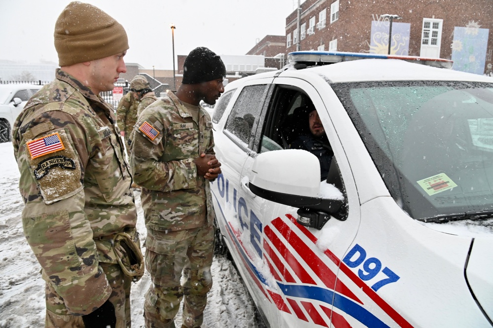 D.C. National Guard supports District's public safety mission following snow storm