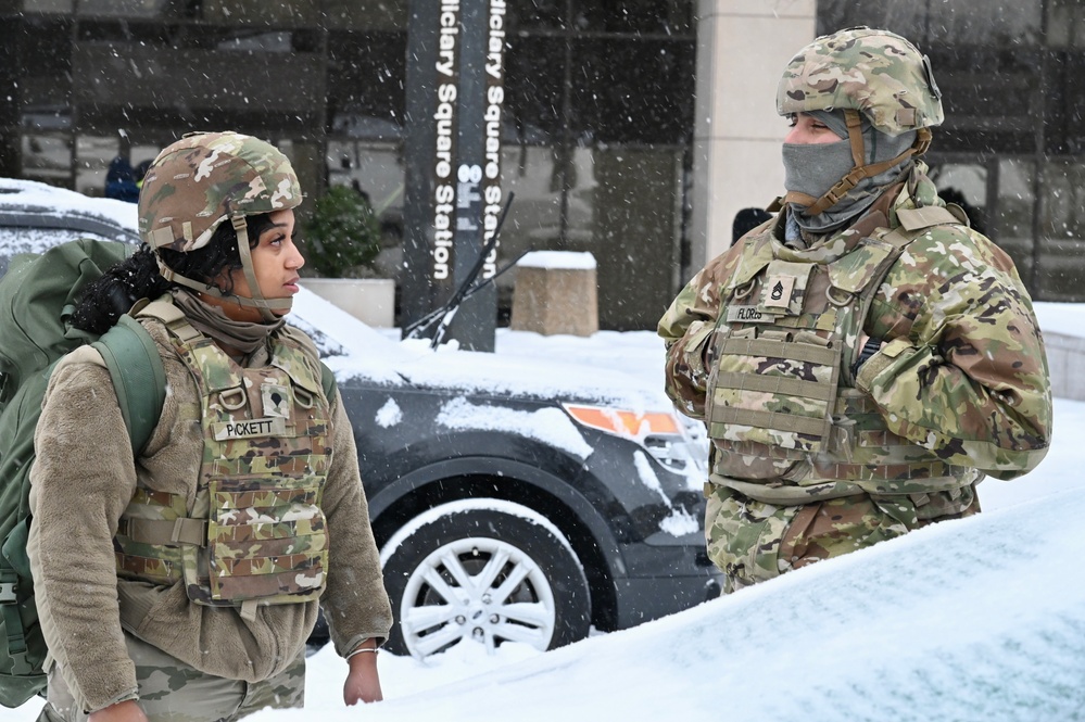 D.C. National Guard supports District's public safety mission following snow storm