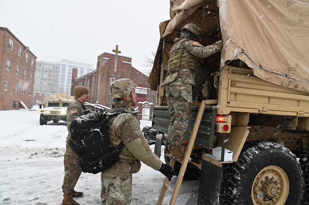 D.C. National Guard supports District's public safety mission following snow storm