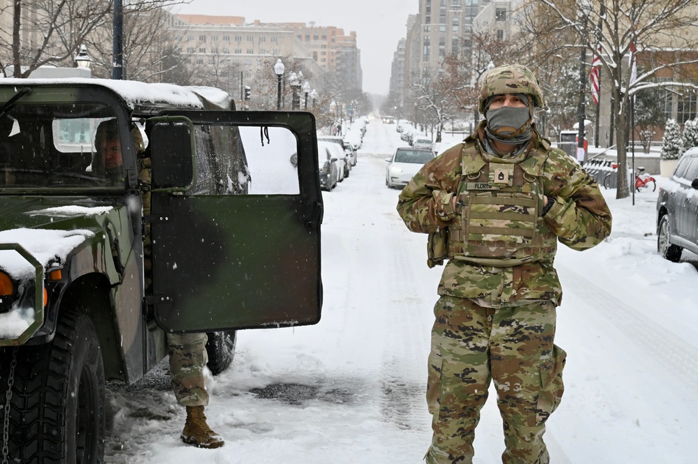 D.C. National Guard supports District's public safety mission following snow storm