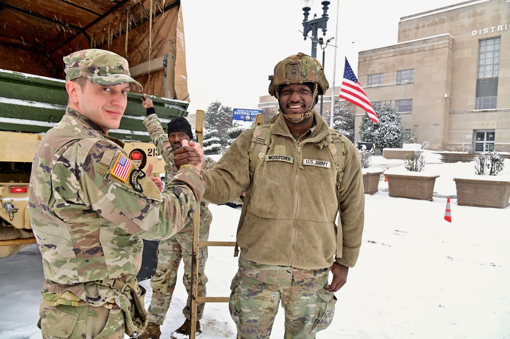 D.C. National Guard supports District's public safety mission following snow storm