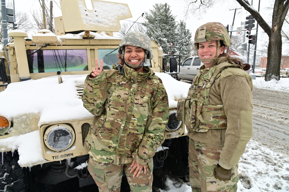 D.C. National Guard supports District's public safety mission following snow storm