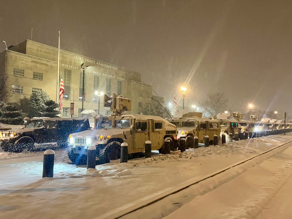 D.C. National Guard supports District's public safety mission following snow storm