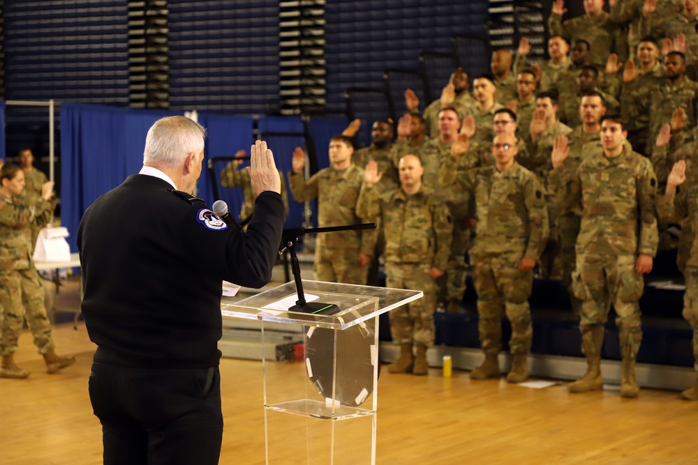 National Guard Soldiers Deputized by Chief of United States Capitol Police