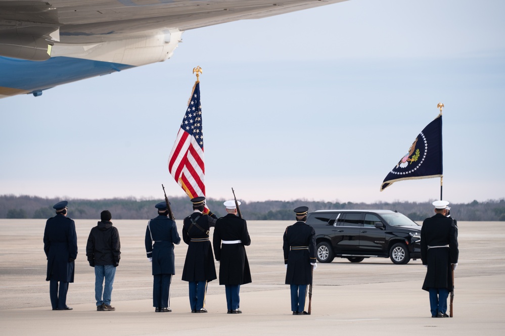 State Funeral rehearsal for former President Jimmy Carter