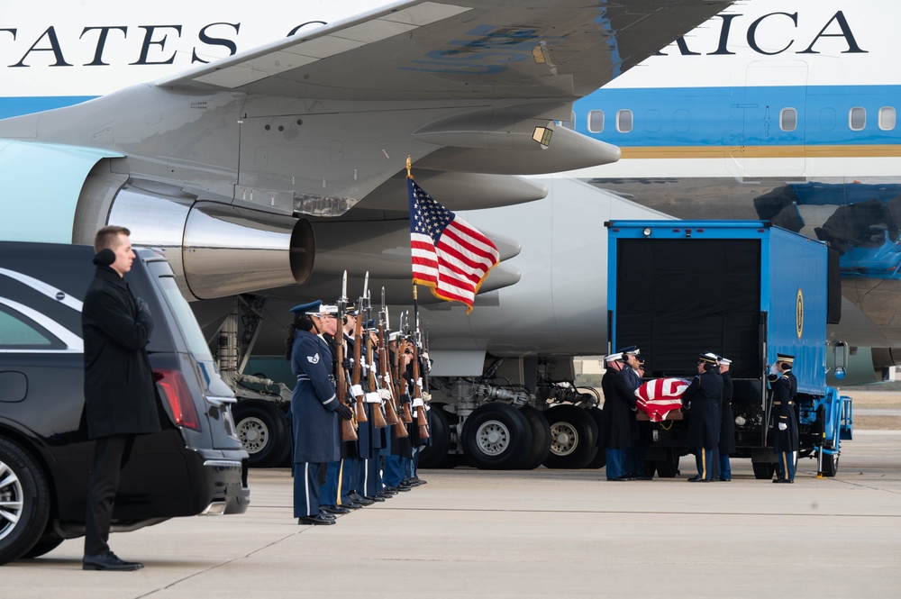 State Funeral rehearsal for former President Jimmy Carter