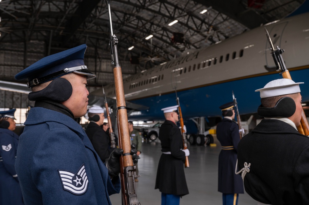 State Funeral rehearsal for former President Jimmy Carter
