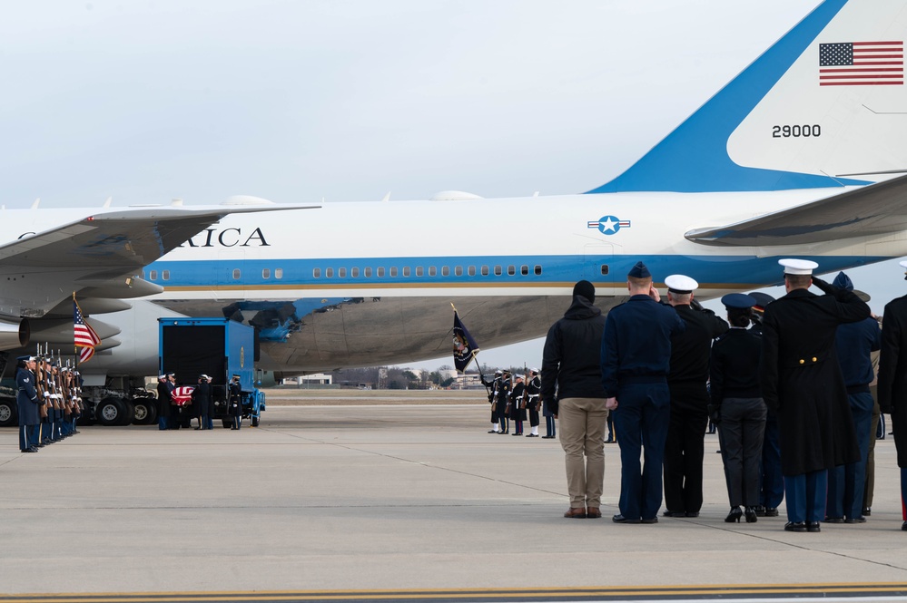 State Funeral rehearsal for former President Jimmy Carter