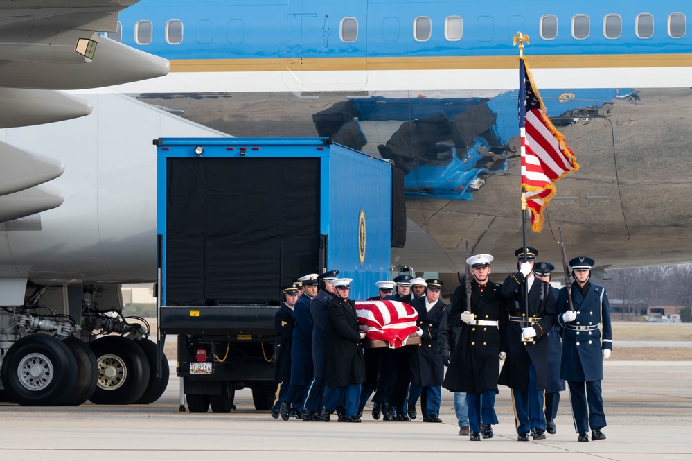 State Funeral rehearsal for former President Jimmy Carter