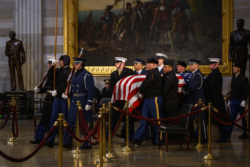 Rehearsal: Jimmy Carter State Funeral at the U.S. Capitol