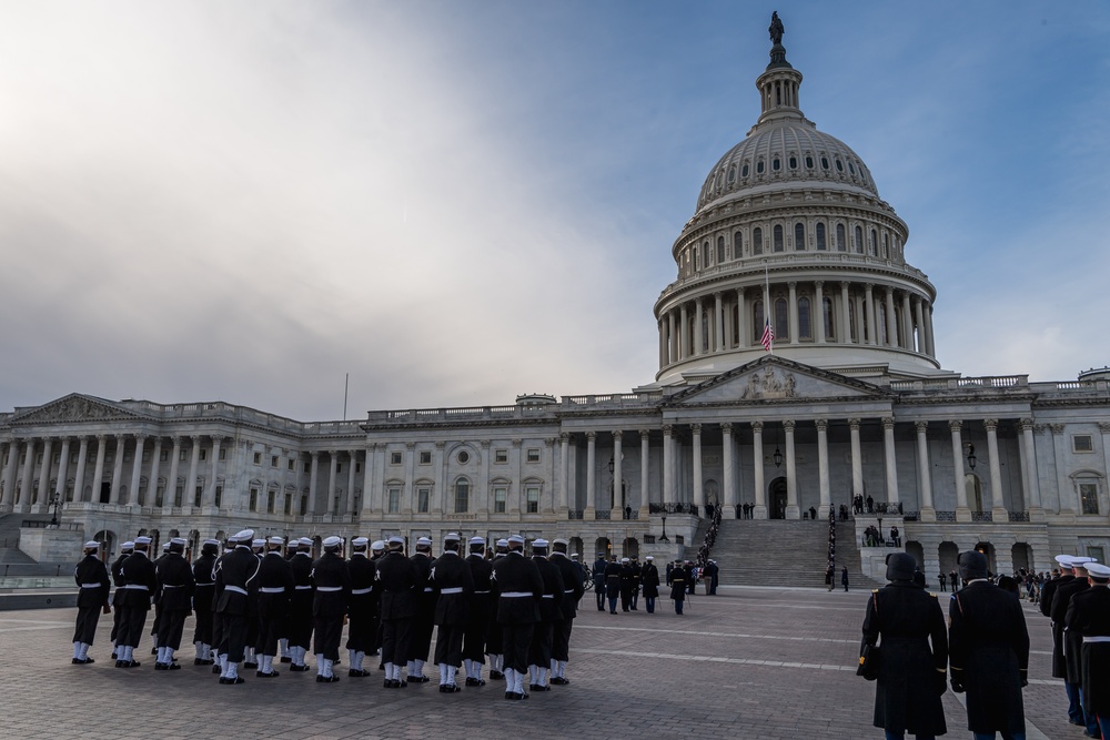 Rehearsal: Jimmy Carter State Funeral at the U.S. Capitol