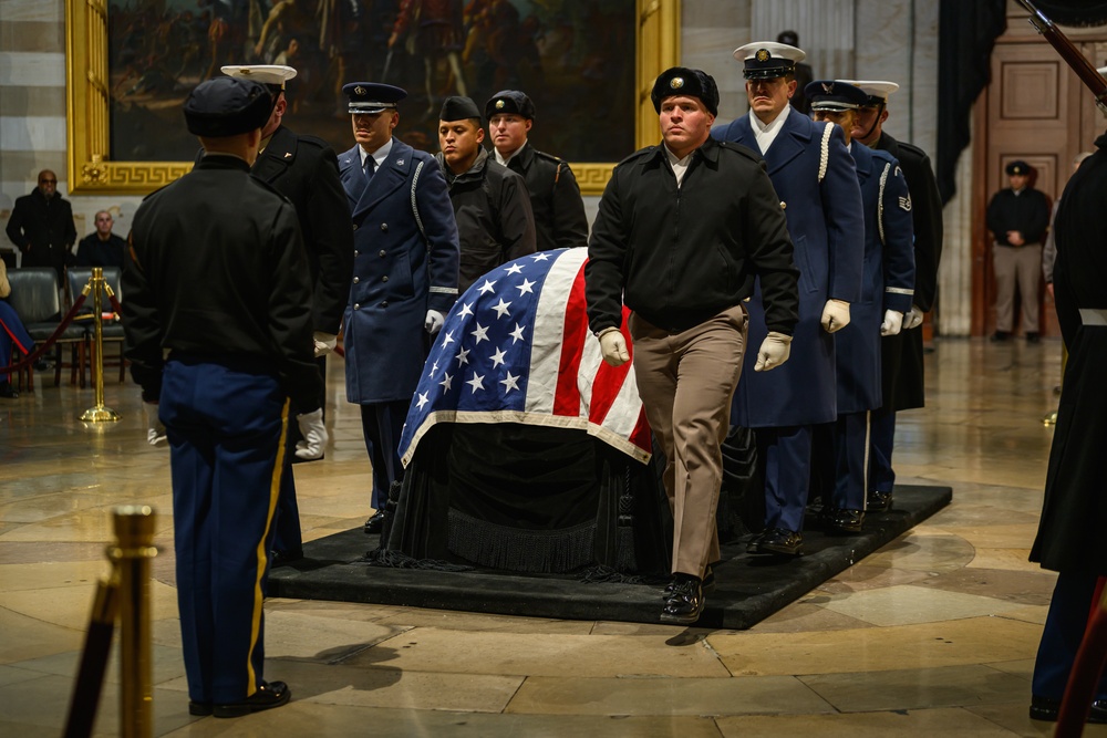 Rehearsal: Jimmy Carter State Funeral at the U.S. Capitol