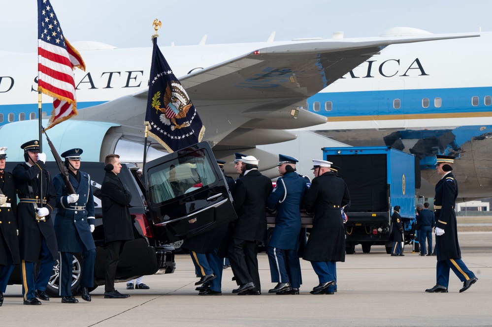 State Funeral rehearsal for former President Jimmy Carter