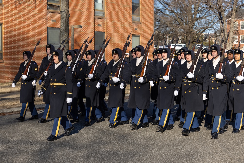 U.S. Service Members Conduct State Funeral Rehearsal