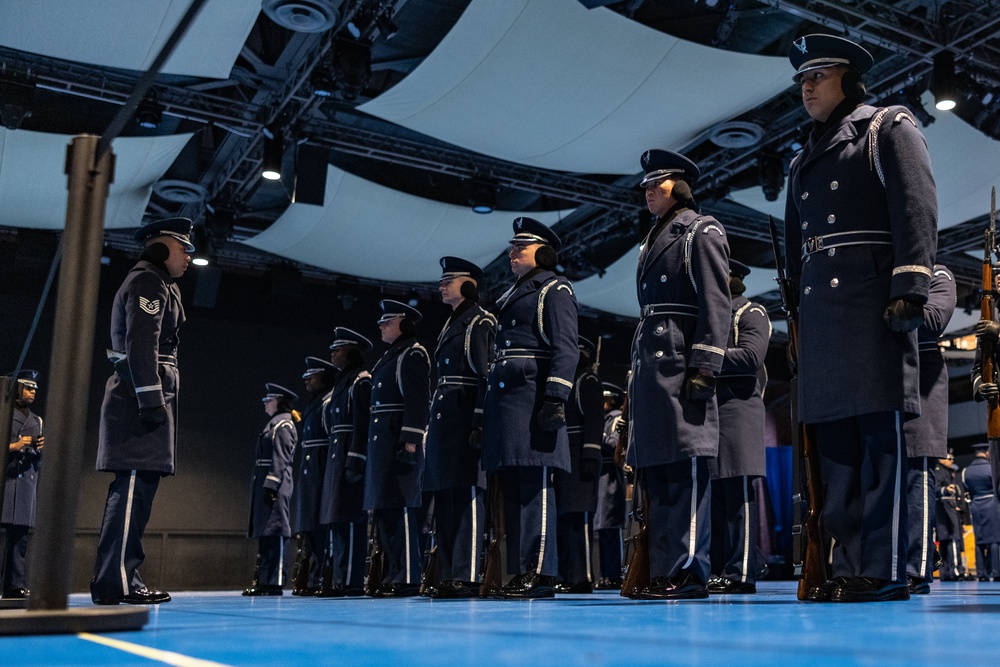 U.S. Service Members Conduct State Funeral Rehearsal