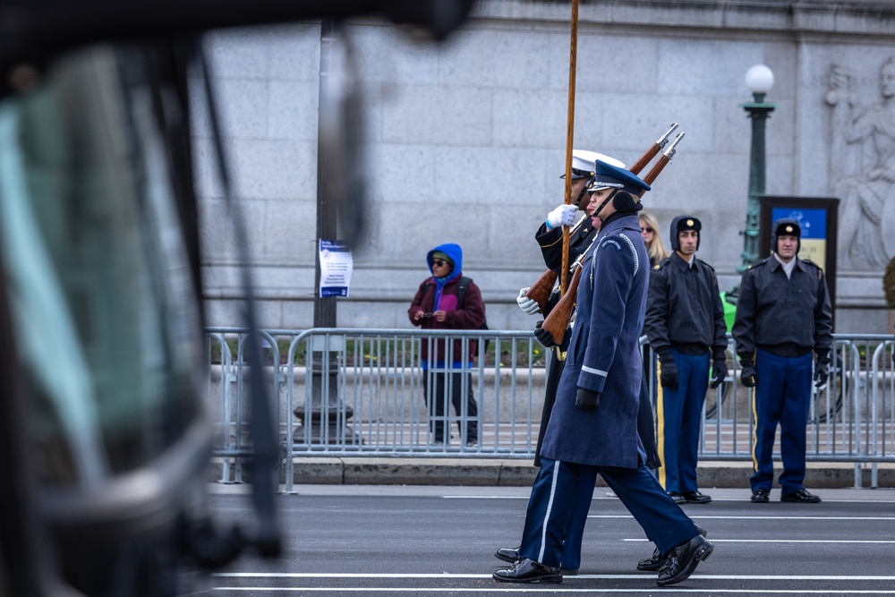 U.S. Service Members Conducts State Funeral Rehearsal