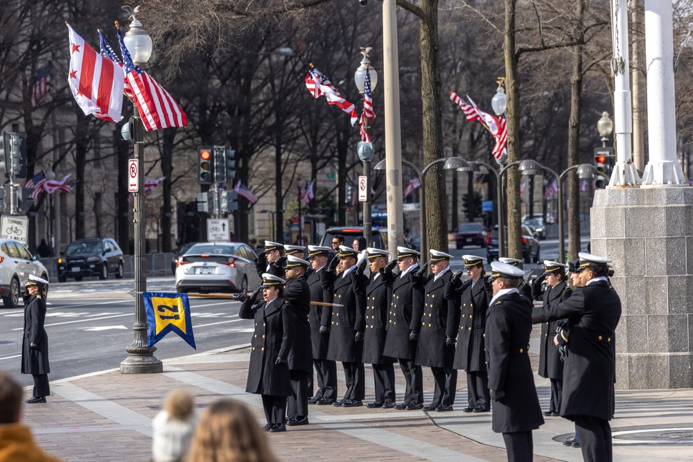 U.S. Service Members Conducts State Funeral Rehearsal