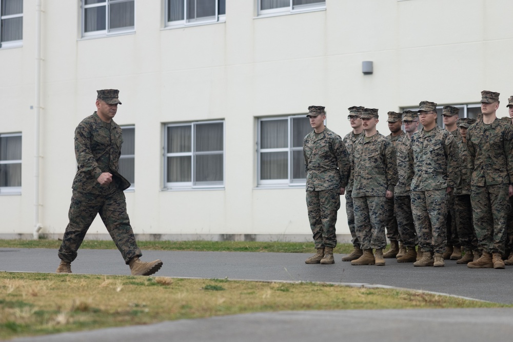 4th Marines Sgt. Maj. Melendez Promotion