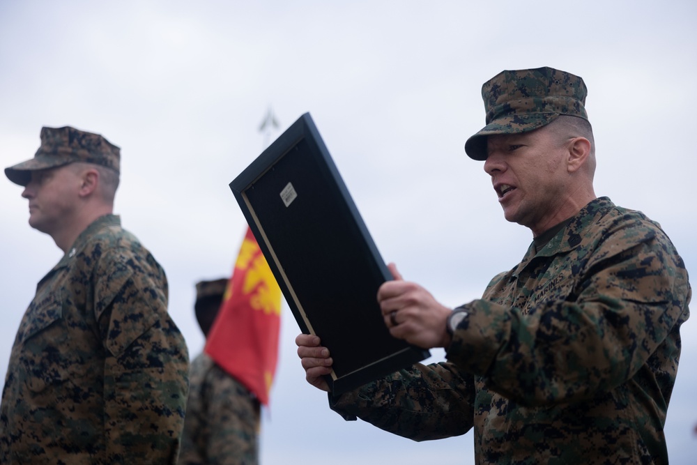 4th Marines Sgt. Maj. Melendez Promotion