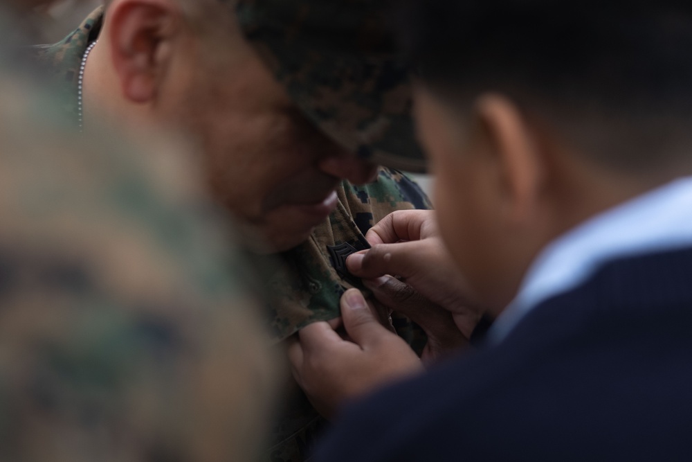 4th Marines Sgt. Maj. Melendez Promotion