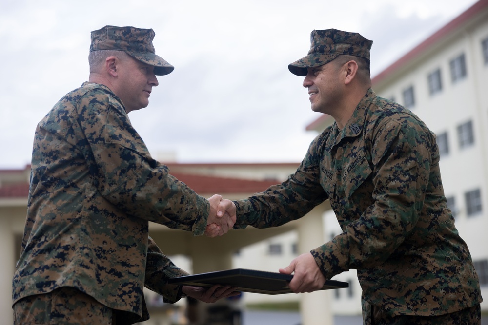 4th Marines Sgt. Maj. Melendez Promotion