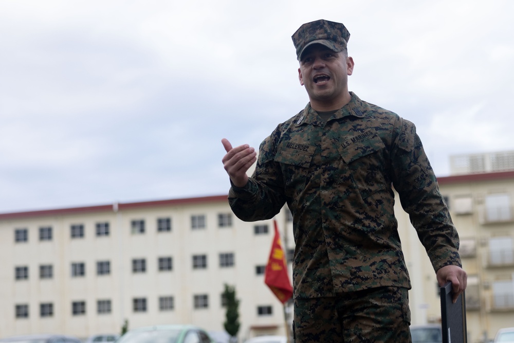 4th Marines Sgt. Maj. Melendez Promotion