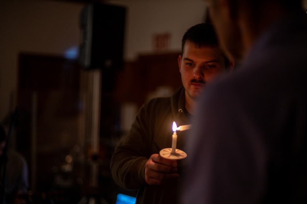 Candlelit Christmas Eve on Camp Bondsteel