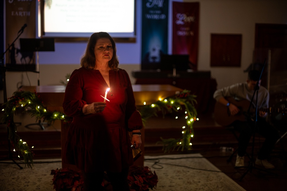 Candlelit Christmas Eve on Camp Bondsteel