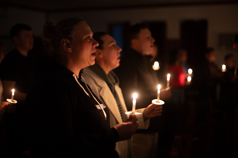 Candlelit Christmas Eve on Camp Bondsteel
