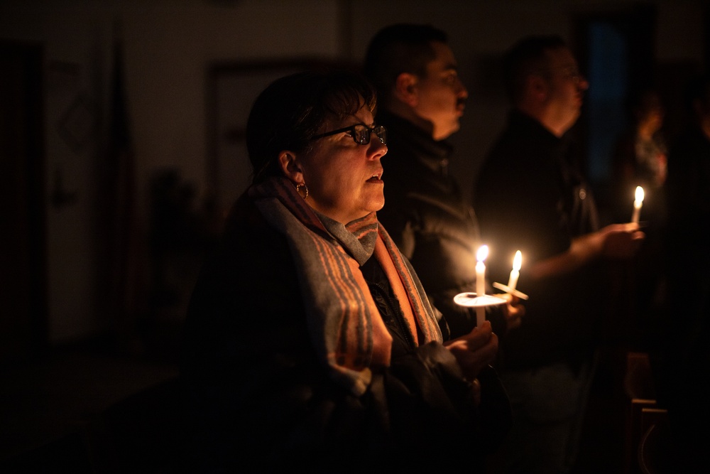 Candlelit Christmas Eve on Camp Bondsteel