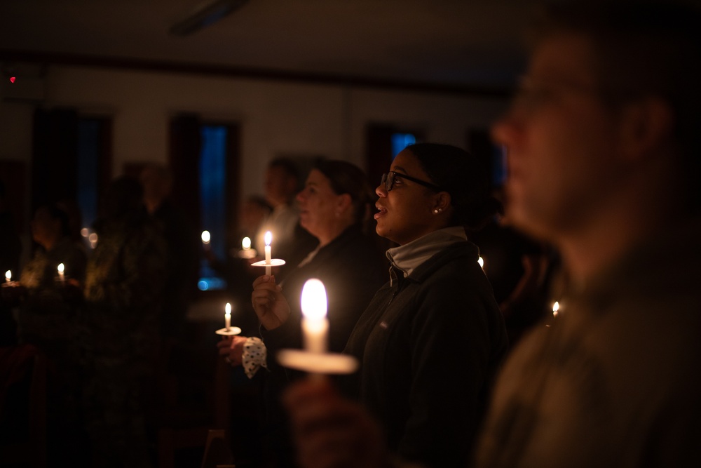 Candlelit Christmas Eve on Camp Bondsteel