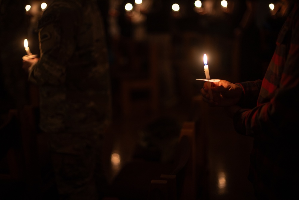 Candlelit Christmas Eve on Camp Bondsteel