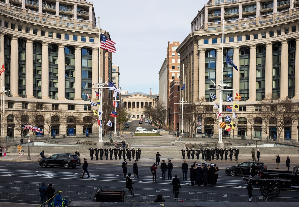 President Jimmy Carter's State Funeral Rehearsal