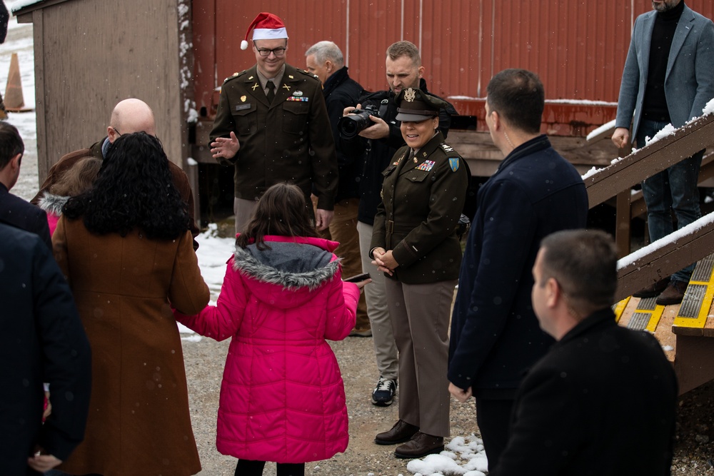 Holiday Celebration on Camp Bondsteel, Kosovo