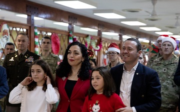 Holiday Celebration on Camp Bondsteel, Kosovo