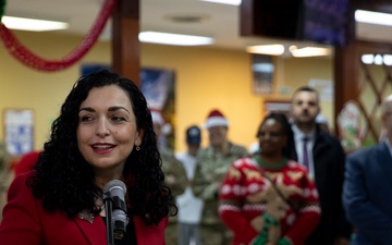 Holiday celebration on Camp Bondsteel, Kosovo