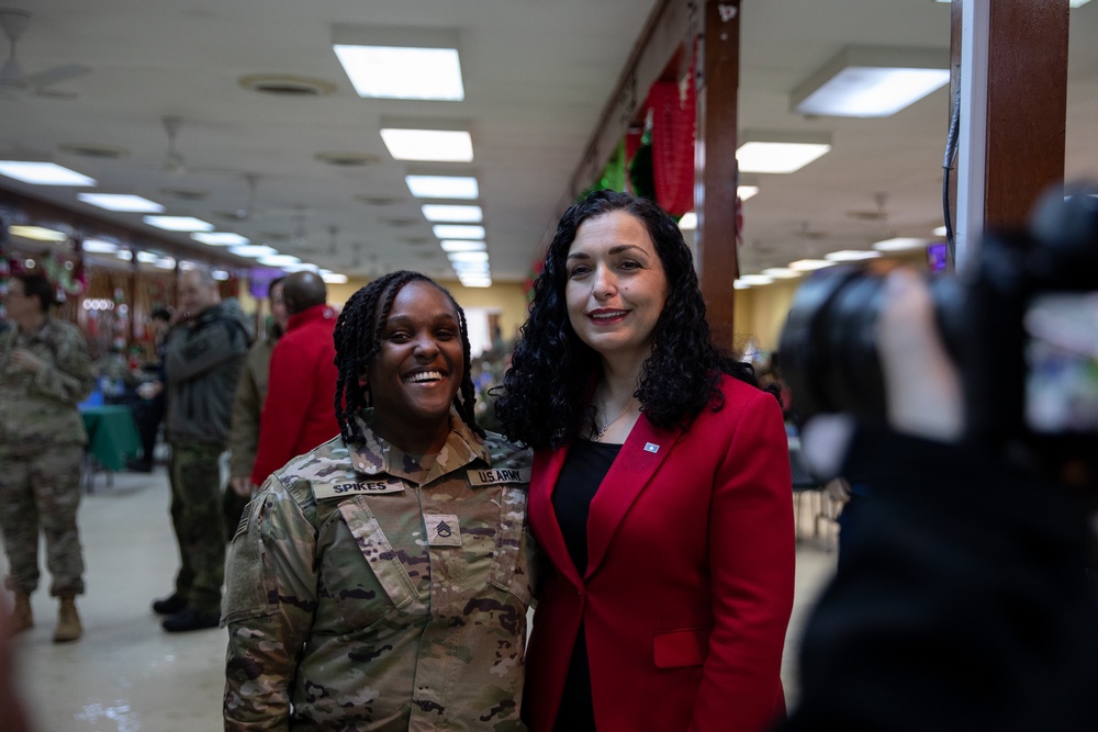 Holiday Celebration on Camp Bondsteel, Kosovo