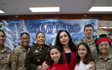 Holiday Celebration on Camp Bondsteel, Kosovo