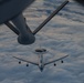 Stronger Together: 100th ARW KC-135 refuels NATO E-3 Sentry