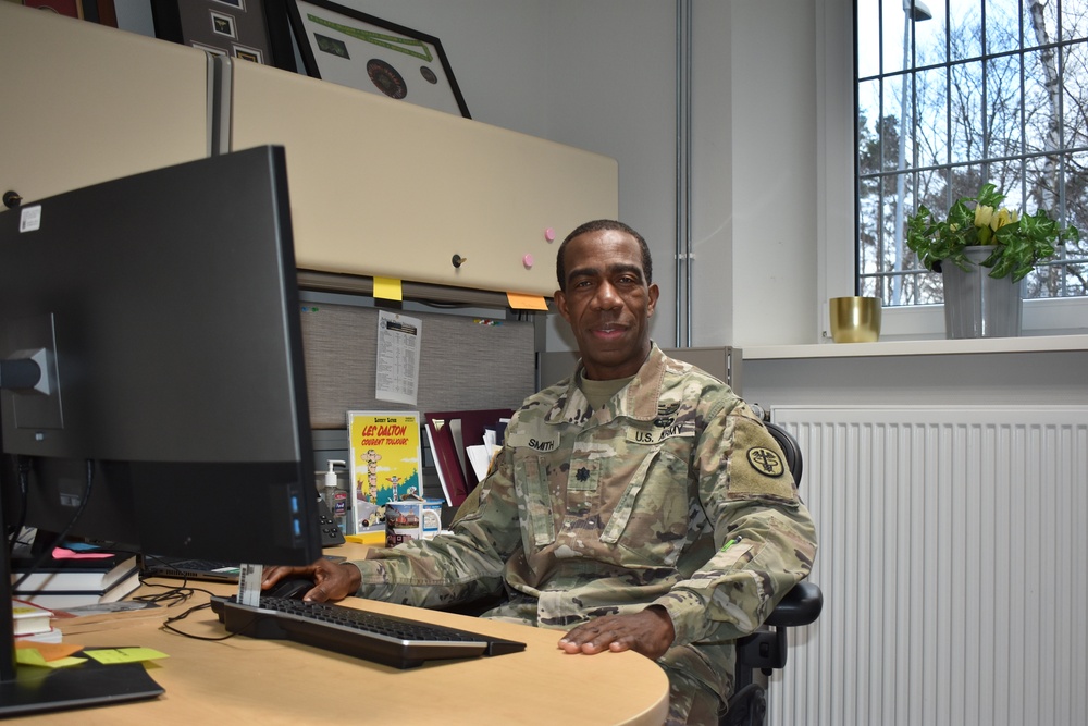 Lt. Col. Simeon Smith, Public Health Command Europe Regional Public Health Nurse Consultant