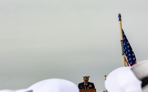 USS Benfold Change of Command 2024
