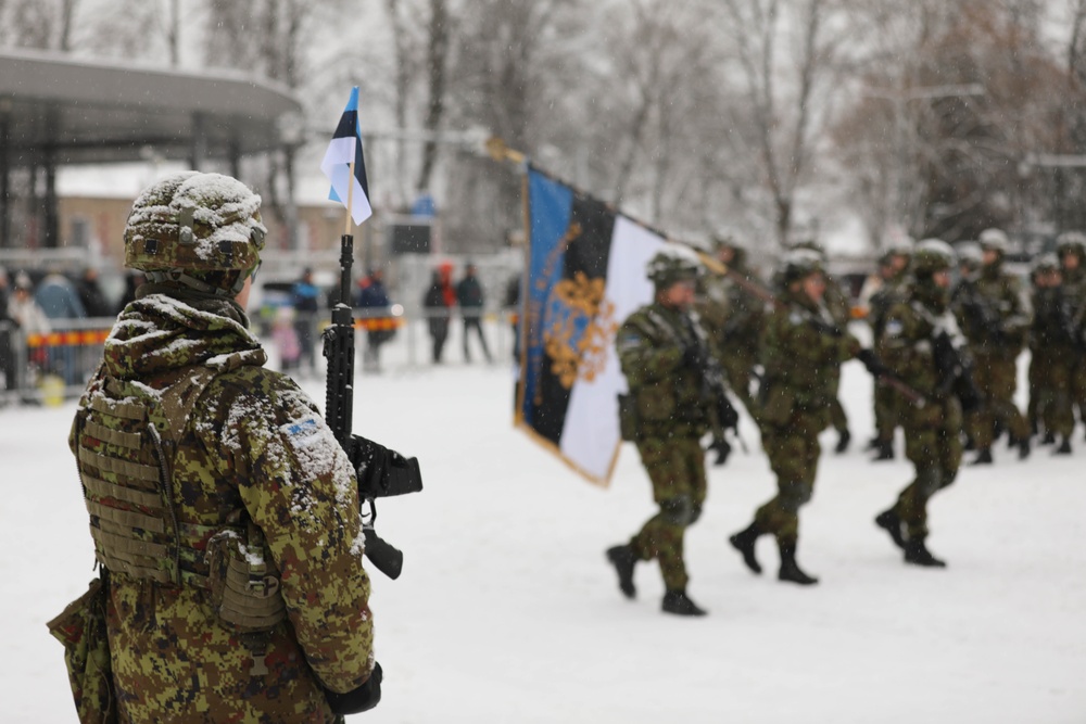 U.S. Armed Forces participate in remembrance Estonian War of Independence ceasefire ceremony