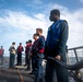 USS Sterett conducts routine operations as part of the Carl Vinson Carrier Strike Group