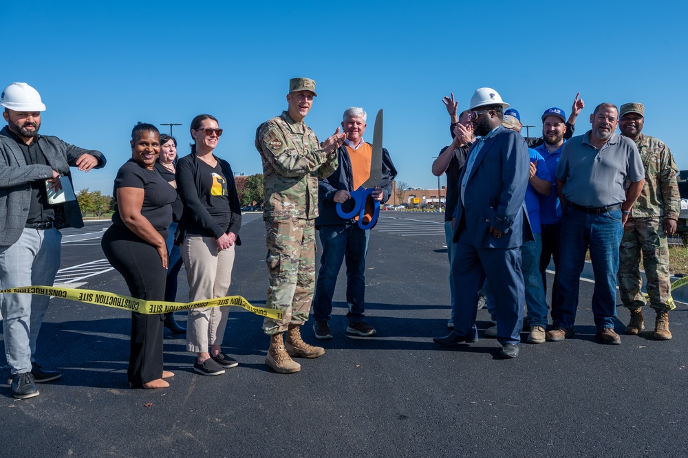JBAB expands parking with 600-space lot