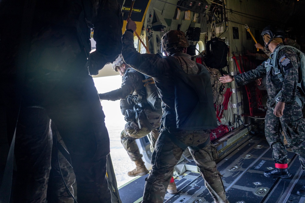 7th Special Forces Group (Airborne) Soldiers participate in Operation Toy Drop 2024