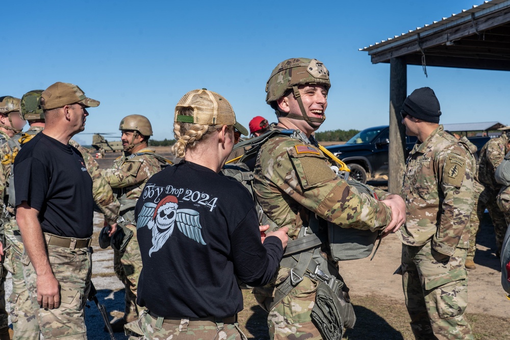 7th Special Forces Group (Airborne) Soldiers participate in Operation Toy Drop 2024