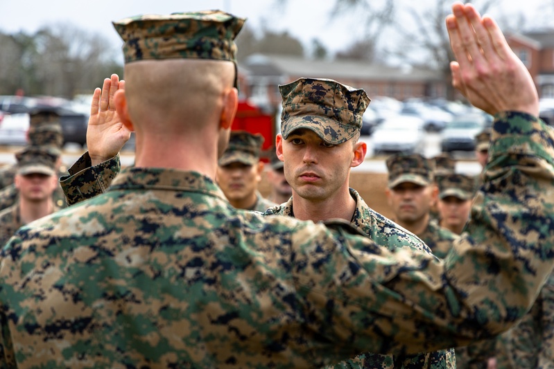 Capt. Pace promotion ceremony